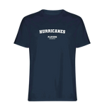 Hurricanes t-shirt – navy men's t-shirt with white Hurricanes letters and Players Couture logo on the chest