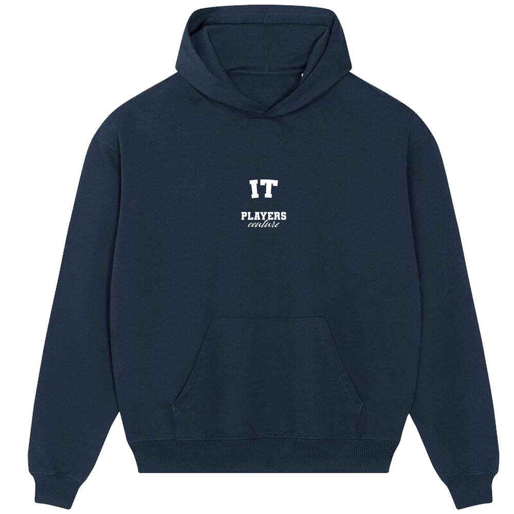 IT Players Couture Men's Casual Hoodie Navy