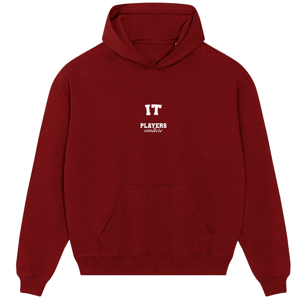 IT Players Couture Men's Casual Hoodie Red