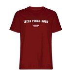 Ibiza Final Boss Players Couture Mens T-Shirt Red