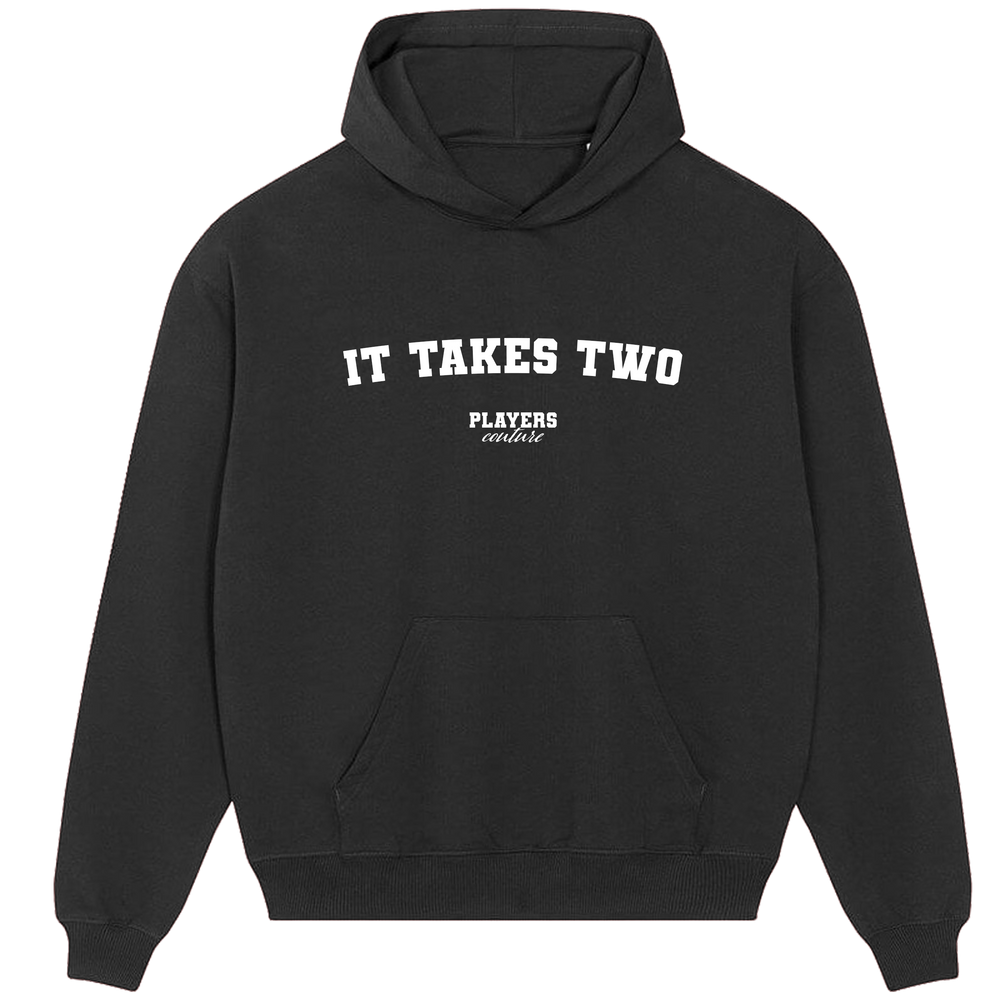 It Takes Two Players Couture Men's Casual Hoodie Black