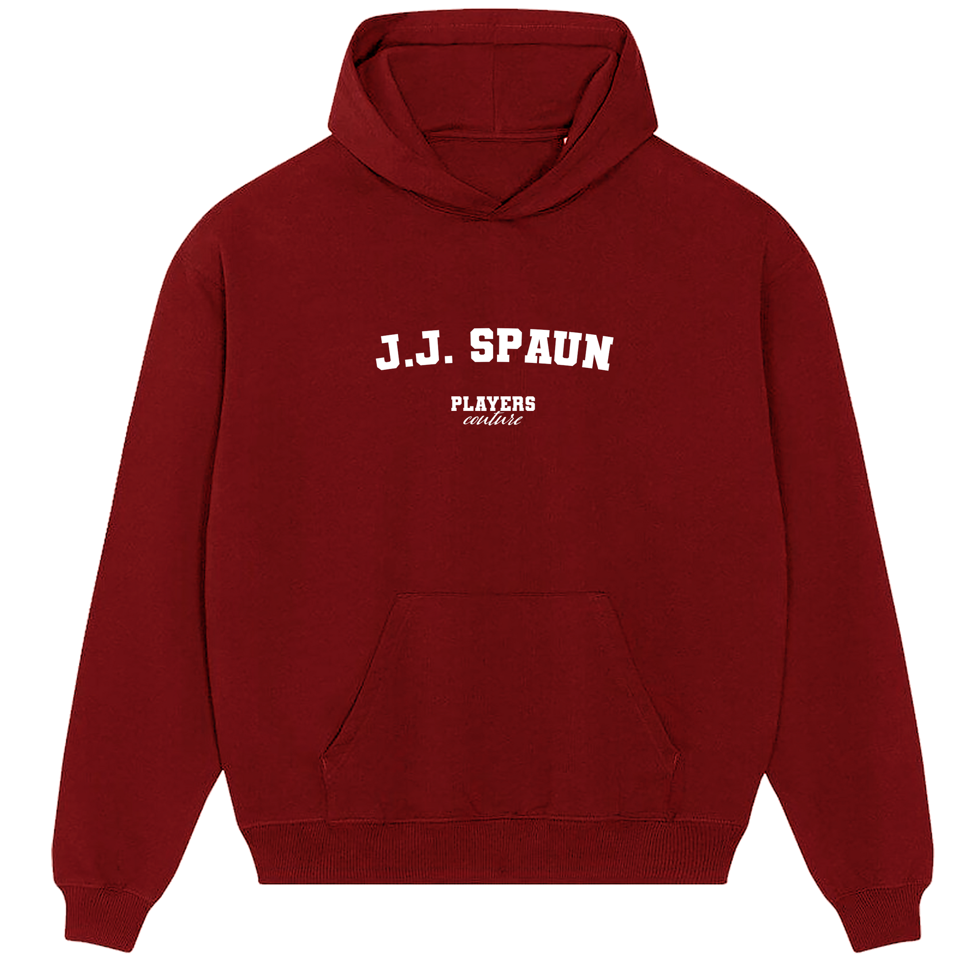 J.J. Spaun Players Couture Men's Casual Hoodie Red