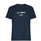 J.J. Watt Players Couture Mens T-Shirt Navy