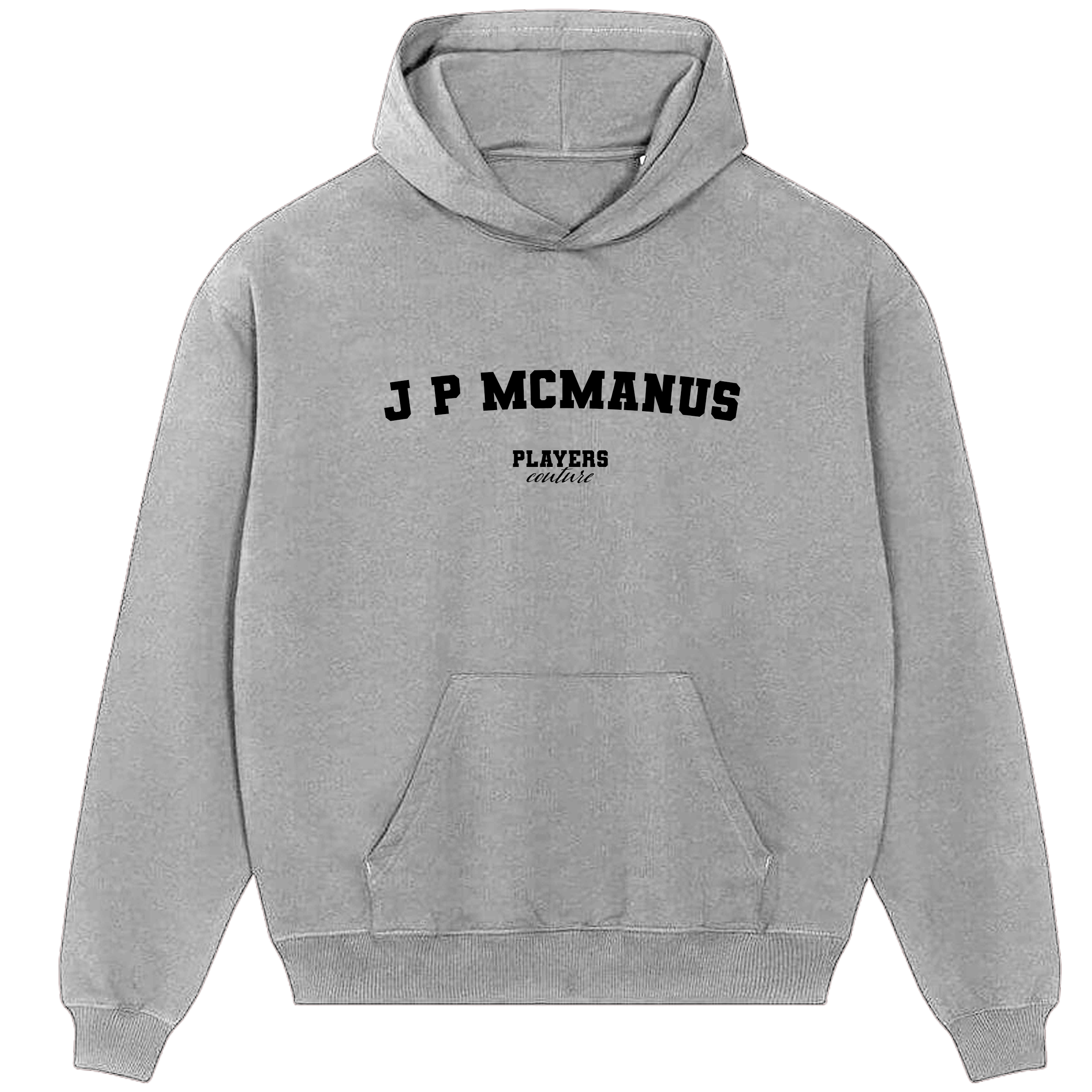 JP McManus Players Couture Men's Casual Hoodie Gray