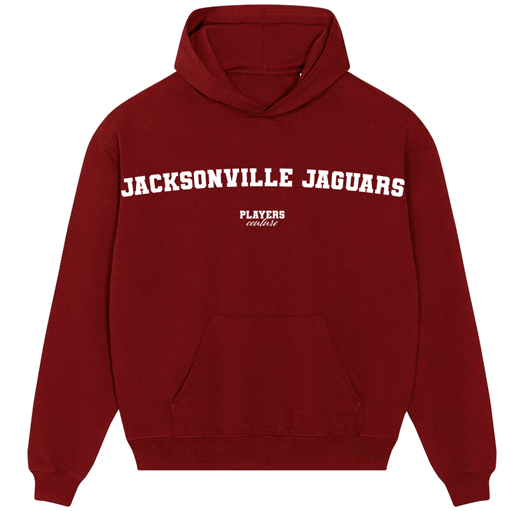 Jacksonville Jaguars Players Couture Men's Casual Hoodie Red