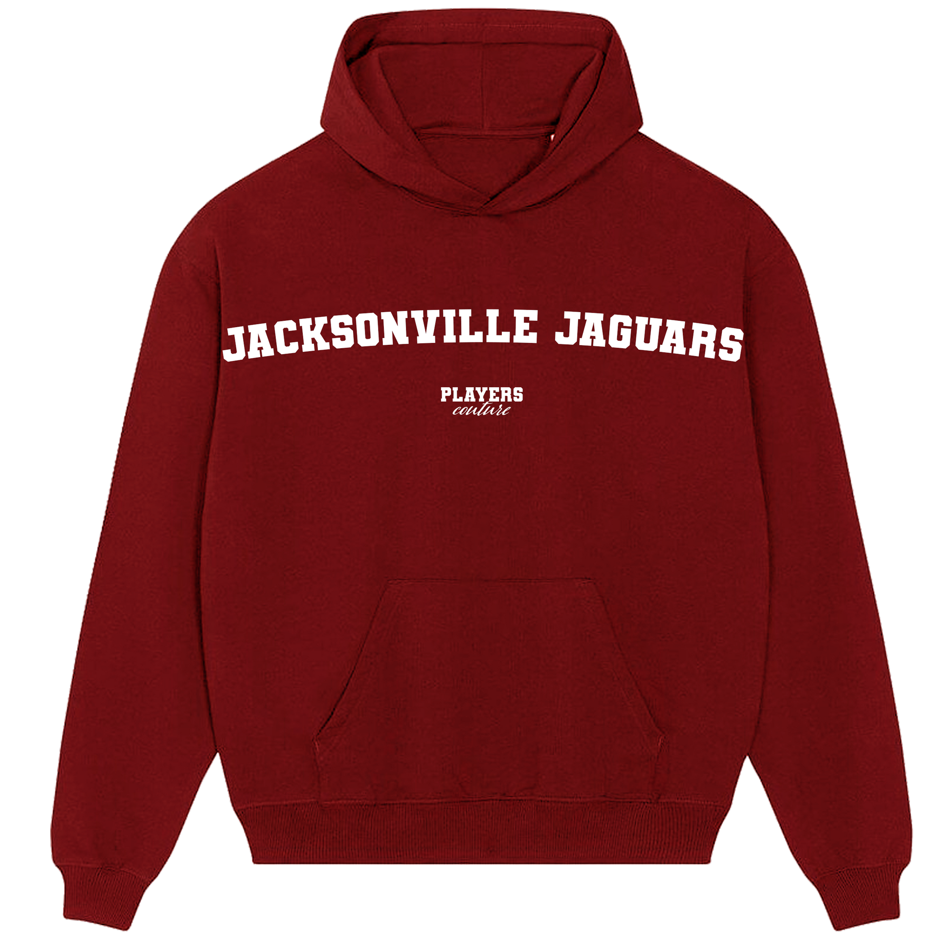 Jacksonville Jaguars Players Couture Men's Casual Hoodie Red
