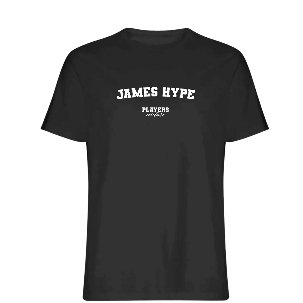 James Hype Players Couture Mens T-Shirt Black