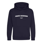James Maddison hoodie – navy kids' hoodie with white James Maddison letters and Players Couture logo on the chest