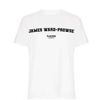 James Ward-Prowse men's T-shirt in white with bold name lettering
