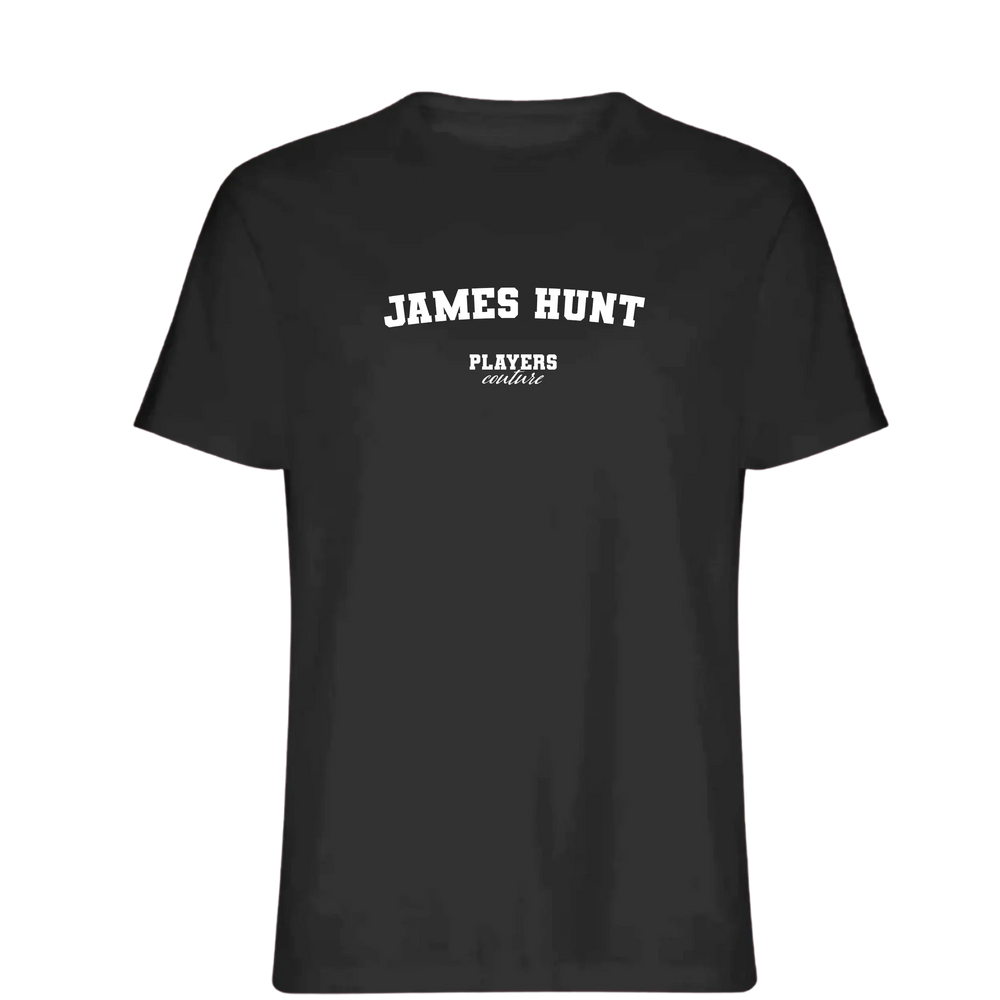 James Hunt Players Couture Men's T-Shirt Black