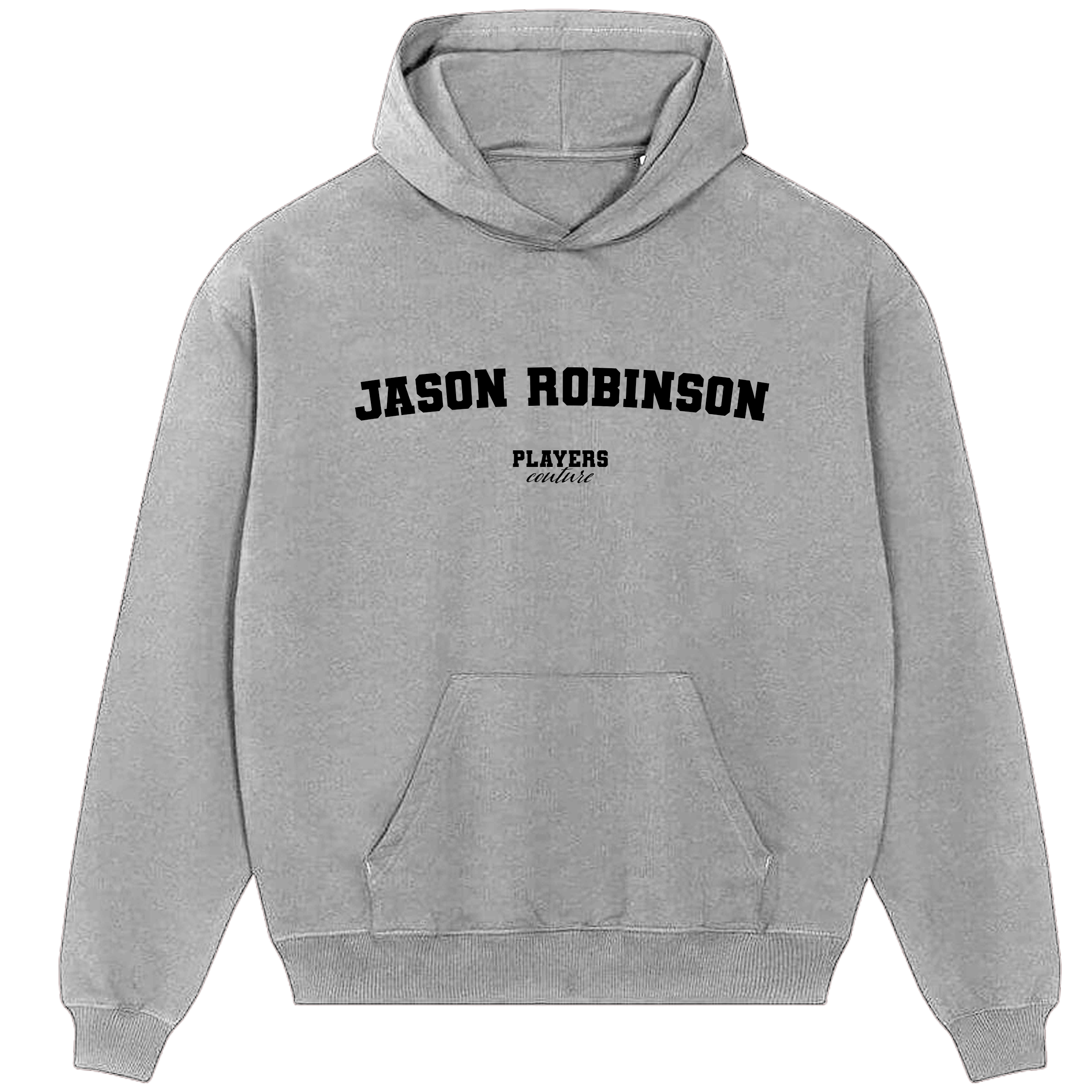 Jason Robinson Players Couture Men's Casual Hoodie Gray