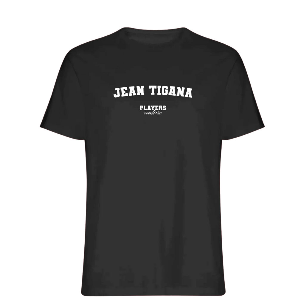 Jean Tigana Players Couture Mens T-Shirt Black