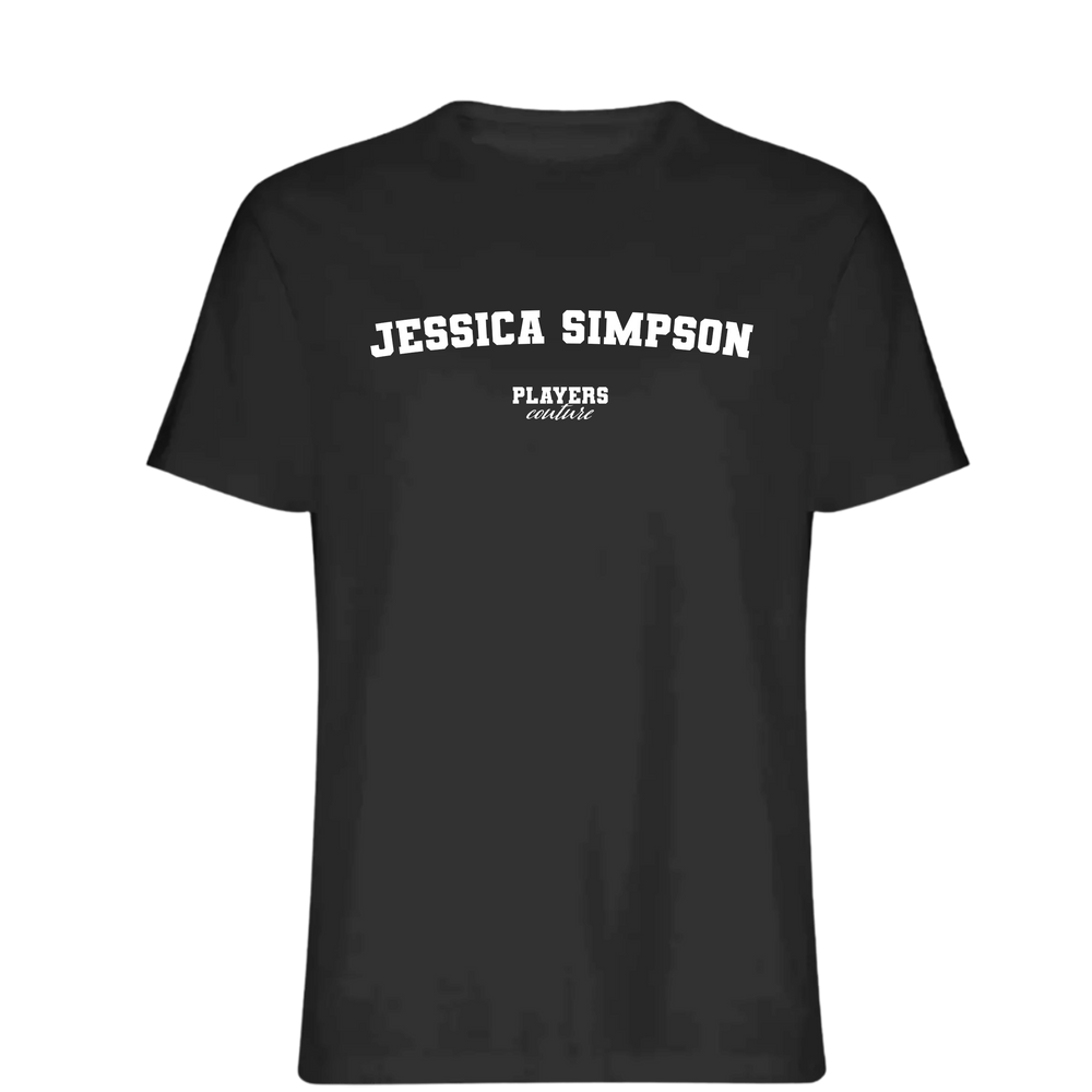 Jessica Simpson Players Couture Mens T-Shirt Black