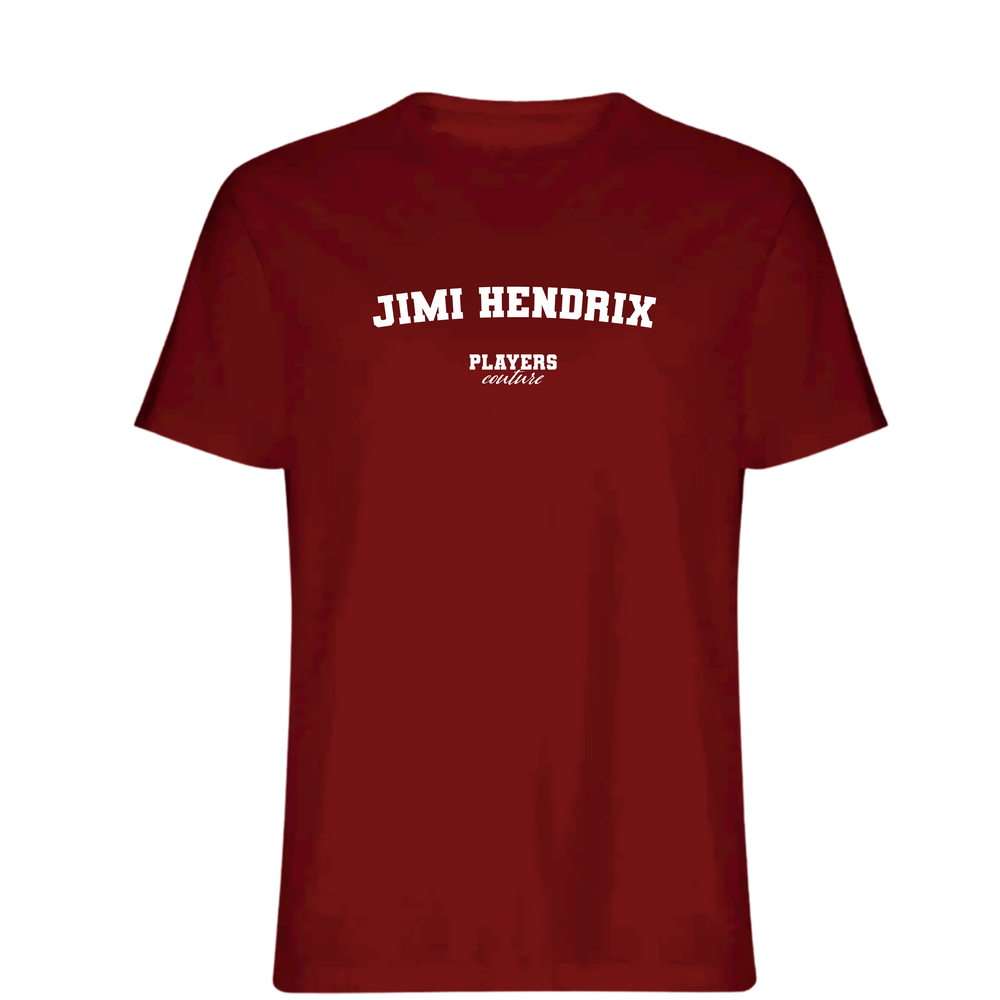 Jimi Hendrix Players Couture Mens T-Shirt Red