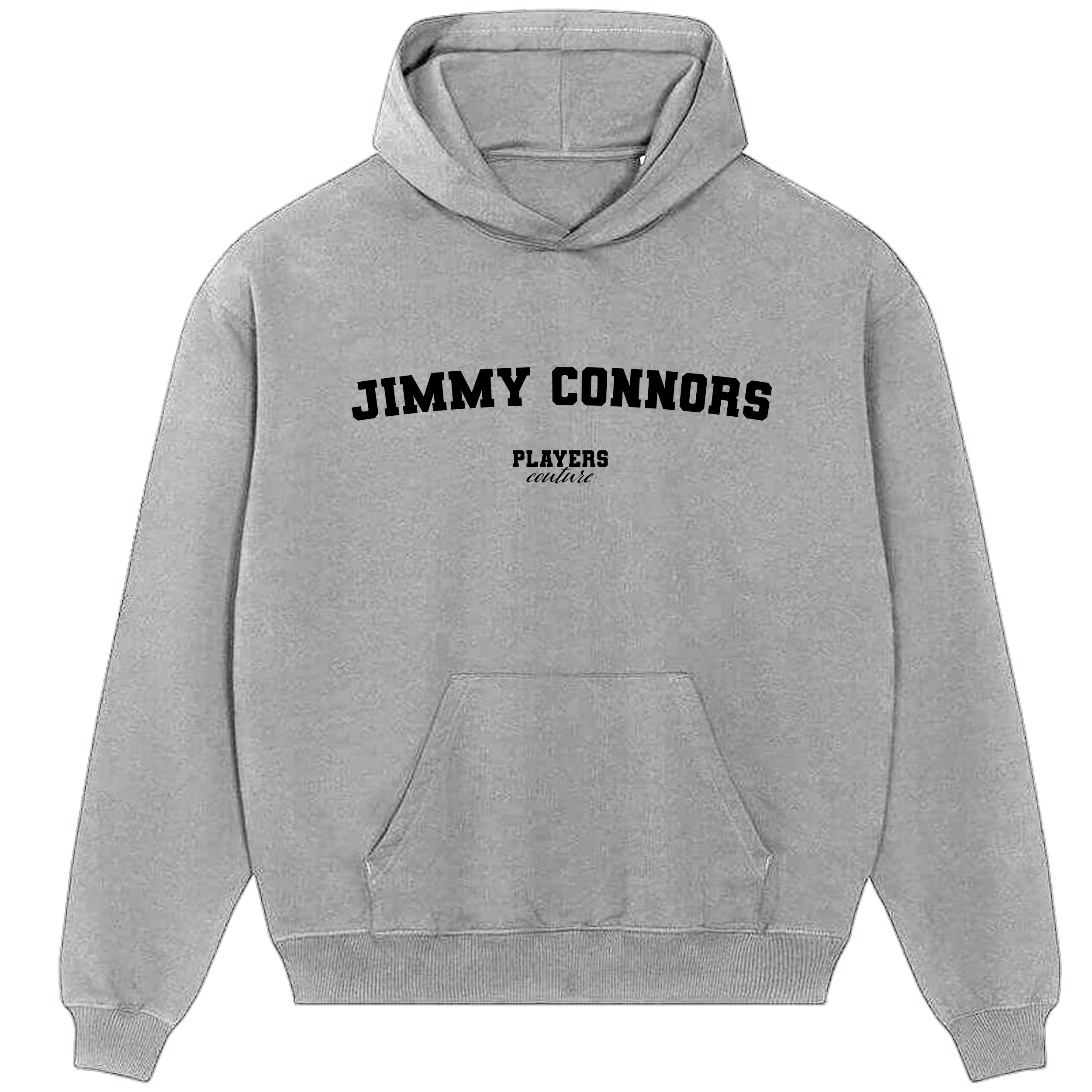Jimmy Connors Players Couture Men's Casual Hoodie Gray
