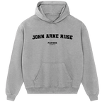 John Arne Riise hoodie – black men's hoodie with white John Arne Riise letters and Players Couture logo on the chest