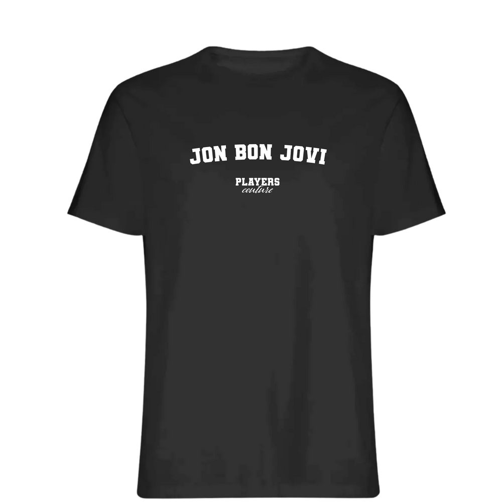 Jon Bon Jovi Players Couture Mens T-Shirt Black