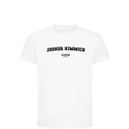 Joshua Kimmich t-shirt – white kids' t-shirt with black Joshua Kimmich letters and Players Couture logo on the chest