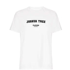Joshua Tree men's T-shirt in white with bold name lettering