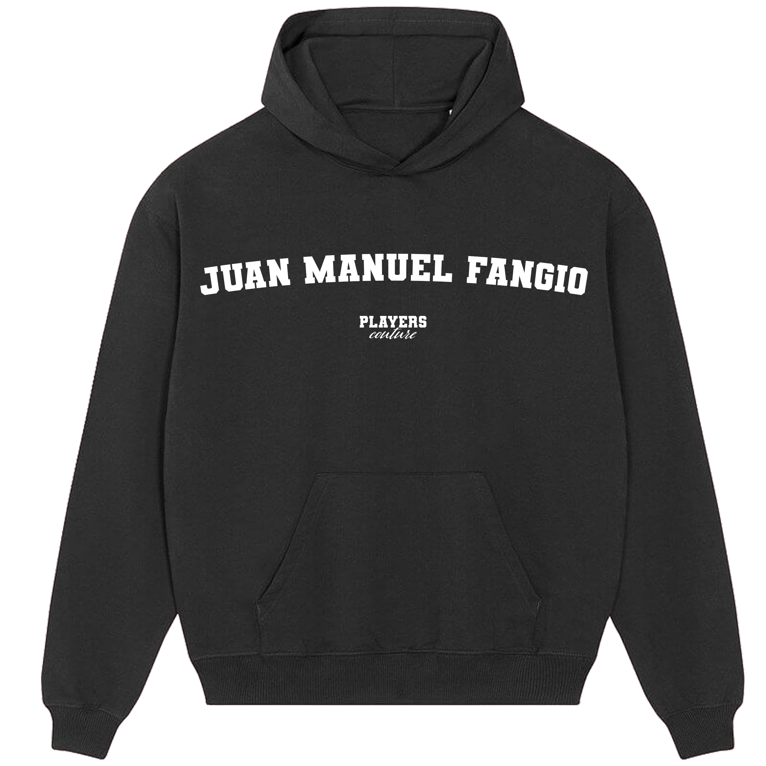 Juan Manuel Fangio Players Couture Men's Casual Hoodie Black
