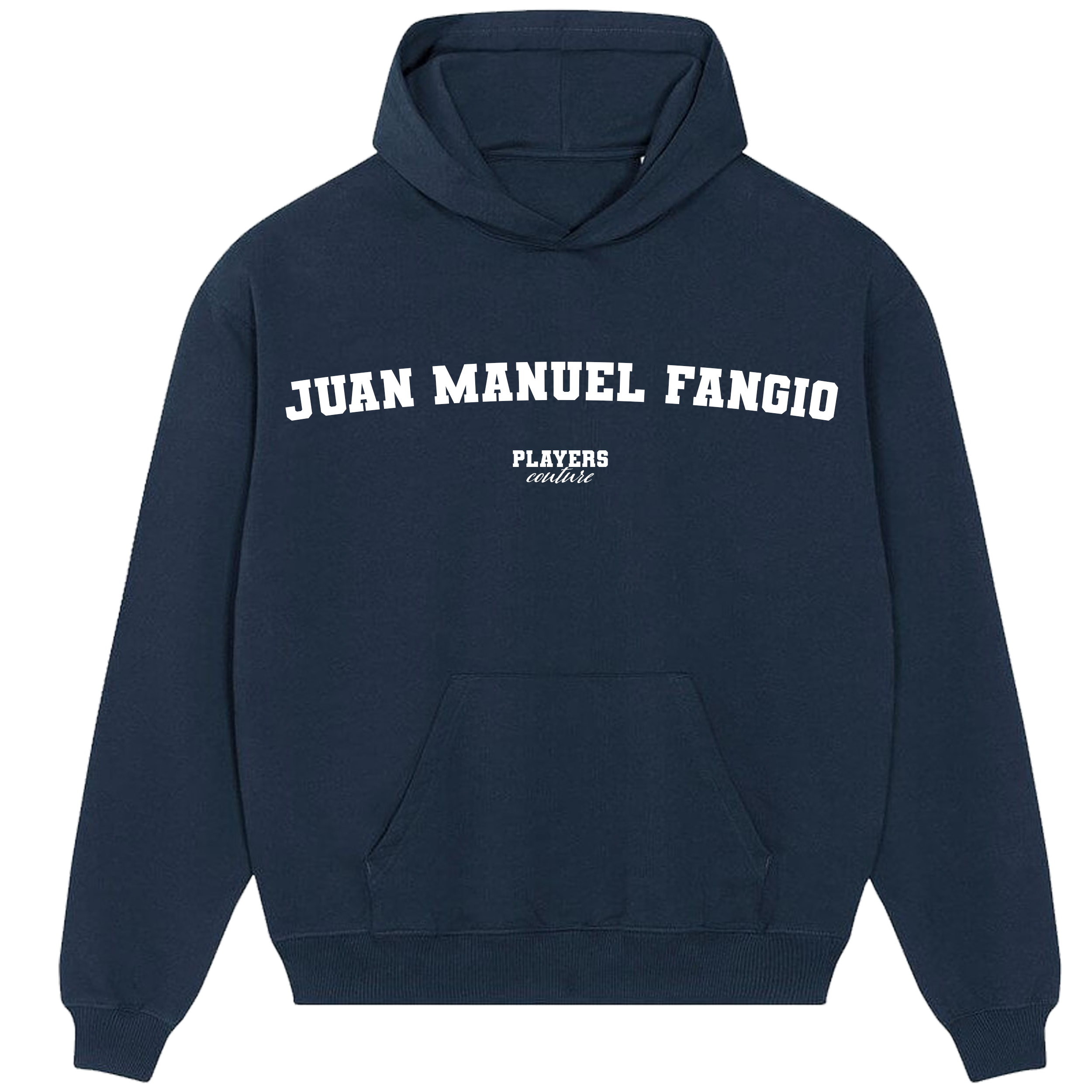 Juan Manuel Fangio Players Couture Men's Casual Hoodie Navy