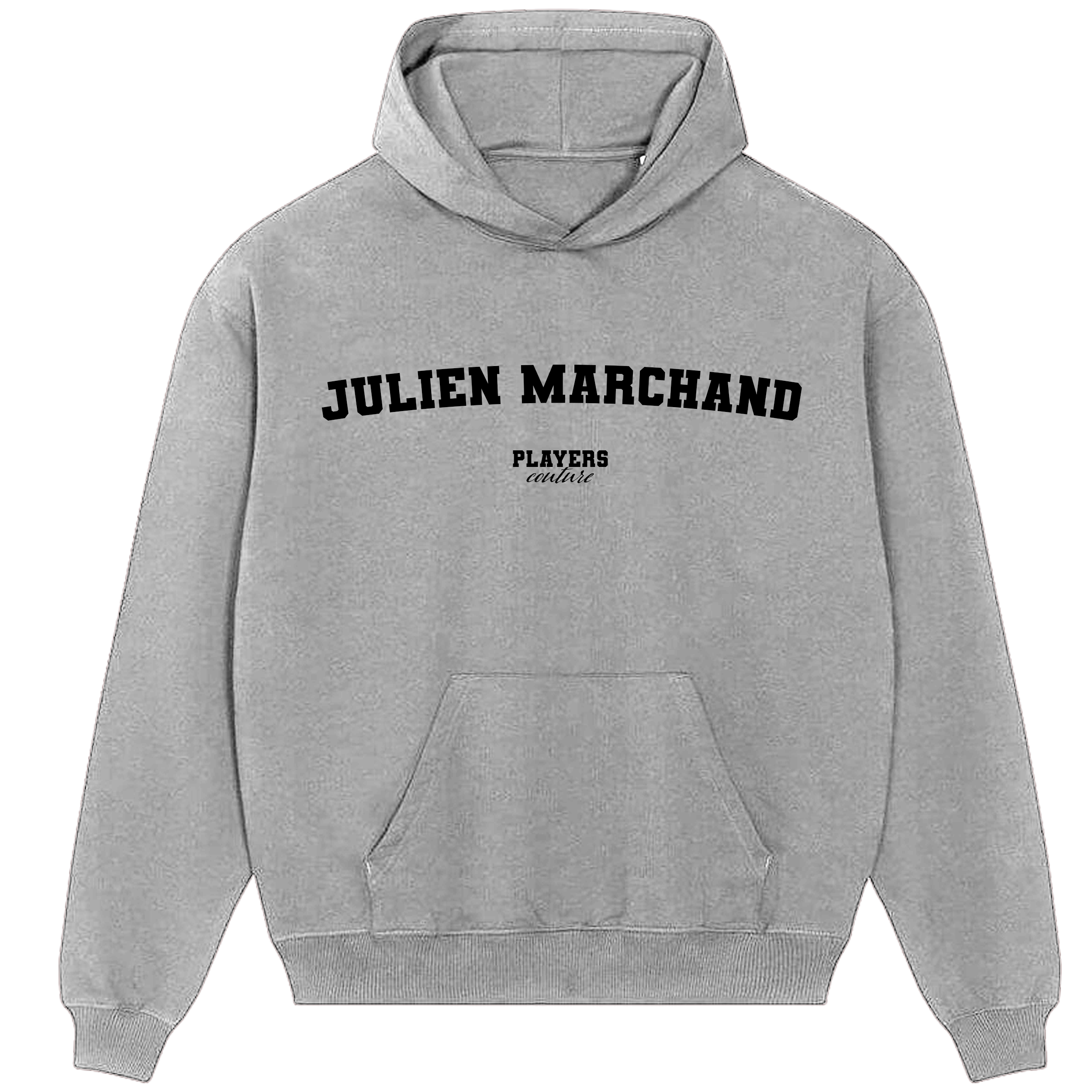 Julien Marchand Players Couture Men's Casual Hoodie Gray