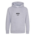 Kaka hoodie – grey kids' hoodie with black Kaka letters and Players Couture logo on the chest