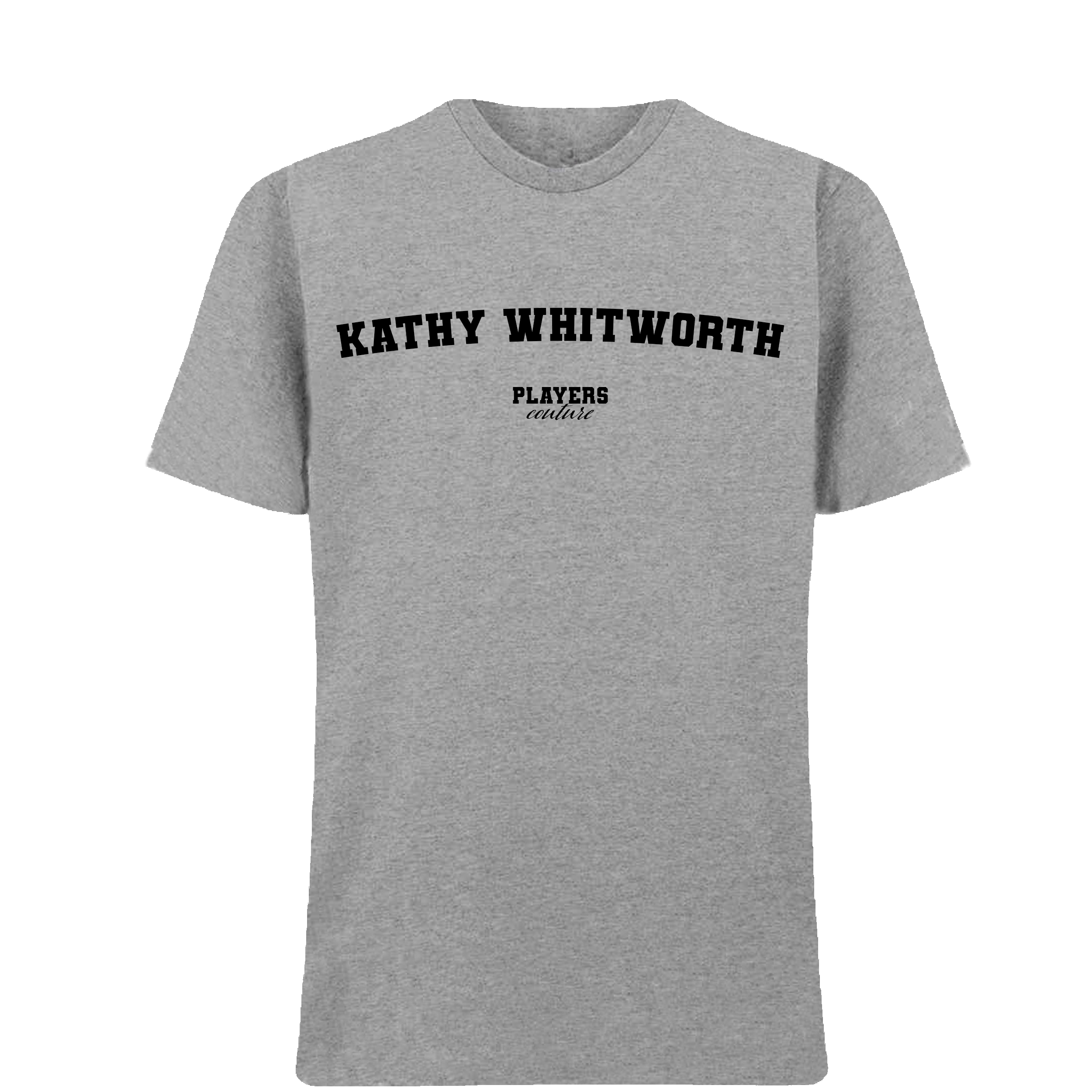 Kathy Whitworth Players Couture Men's T-Shirt Gray
