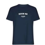 Kevin Na t-shirt – navy men's t-shirt with white Kevin Na letters and Players Couture logo on the chest