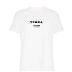 Harry Kewell men's T-shirt in white with bold name lettering