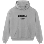 Kewell hoodie – red men's hoodie with white Kewell letters and Players Couture logo on the chest
