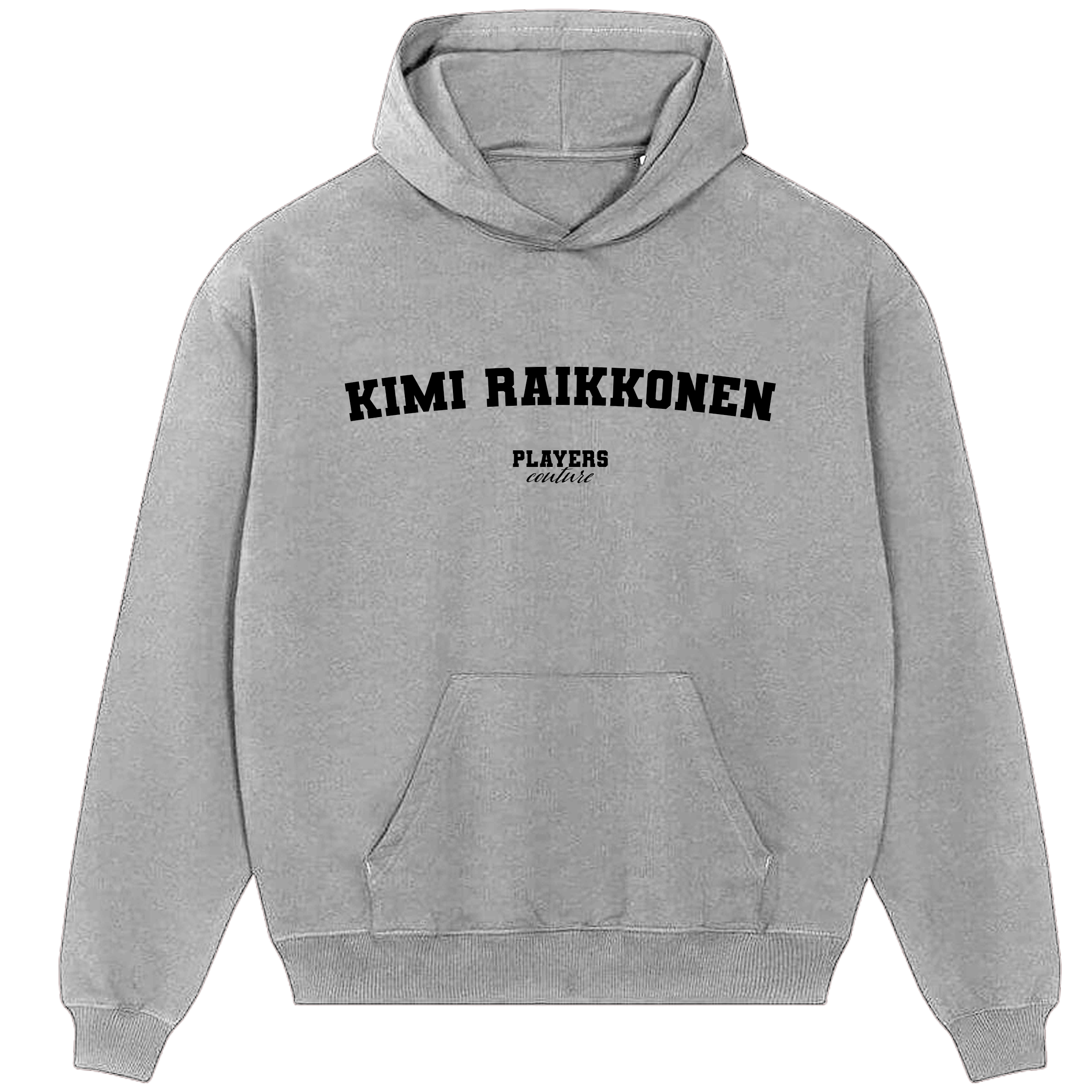 Kimi Raikkonen Players Couture Men's Casual Hoodie Gray
