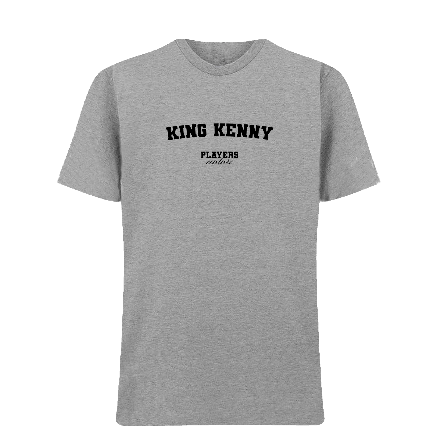 King Kenny Players Couture Mens T-Shirt Gray