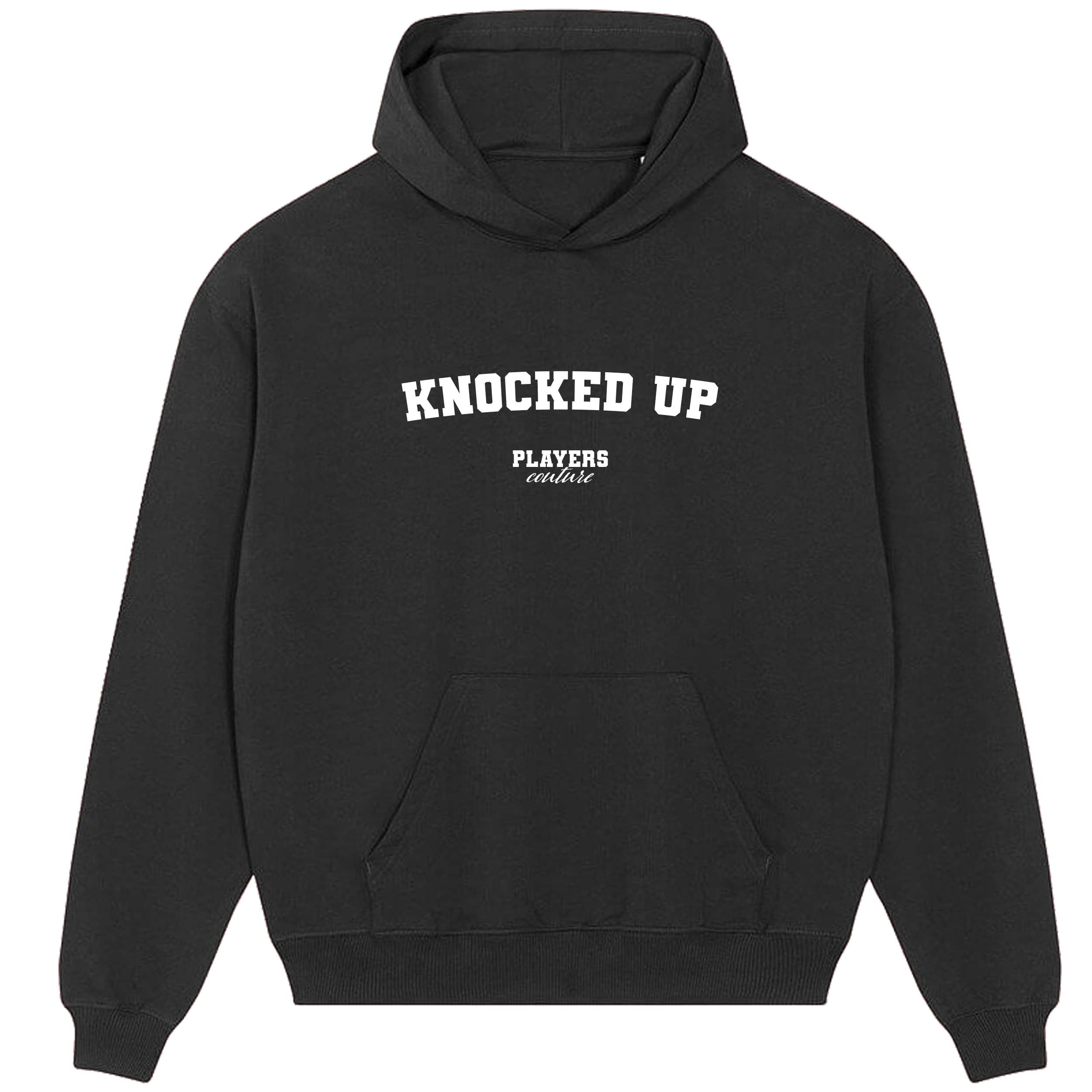 Knocked Up Players Couture Men's Casual Hoodie Black