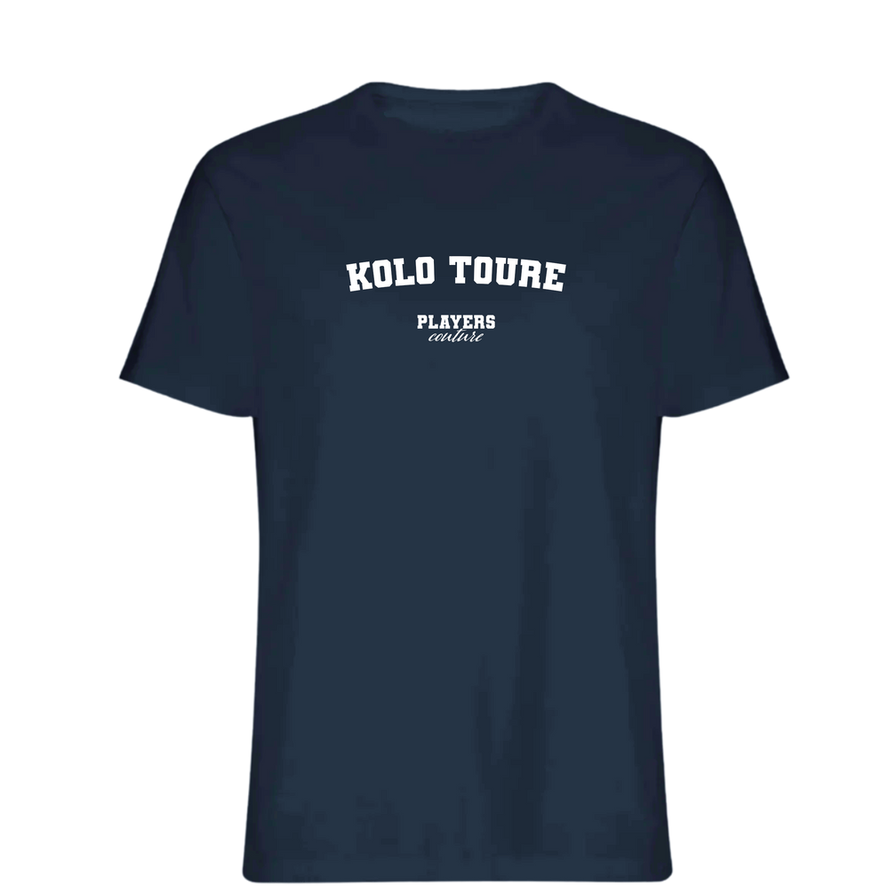 Kolo Toure Players Couture Mens T-Shirt Navy