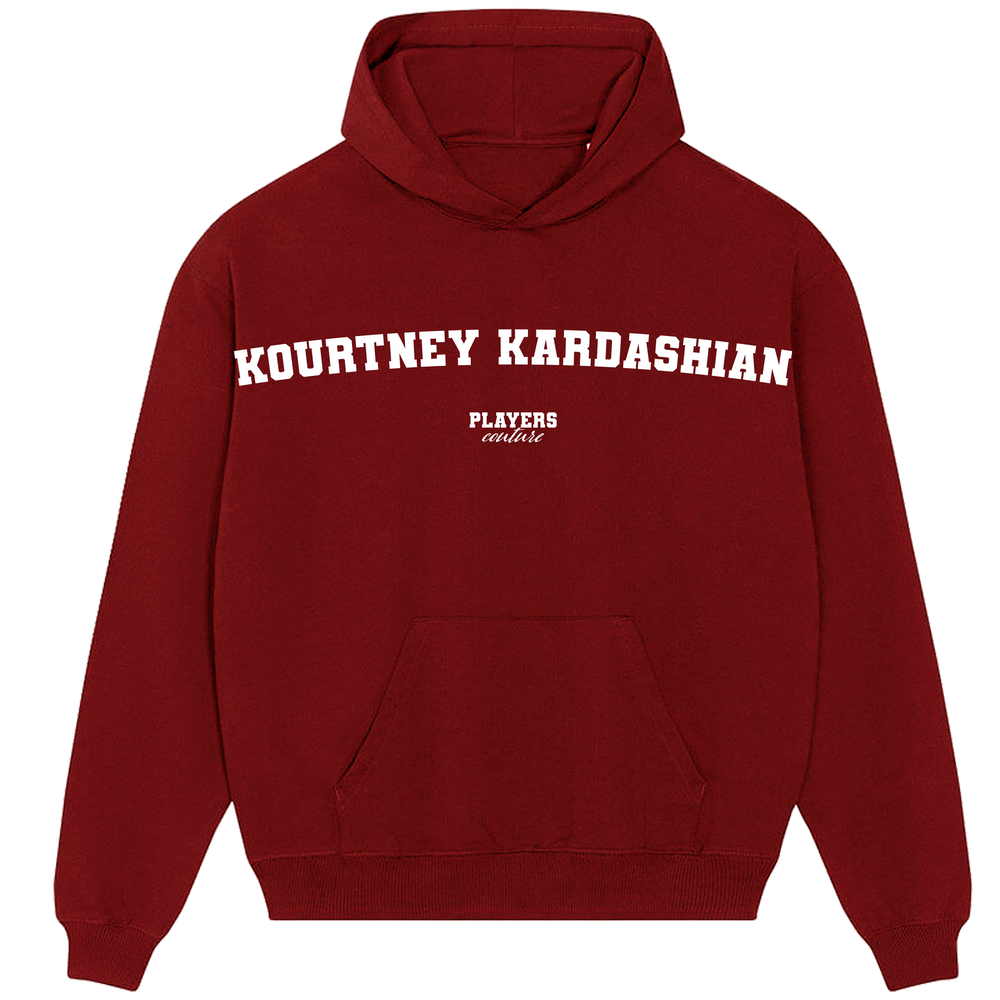 Kourtney Kardashian Players Couture Men's Casual Hoodie Red