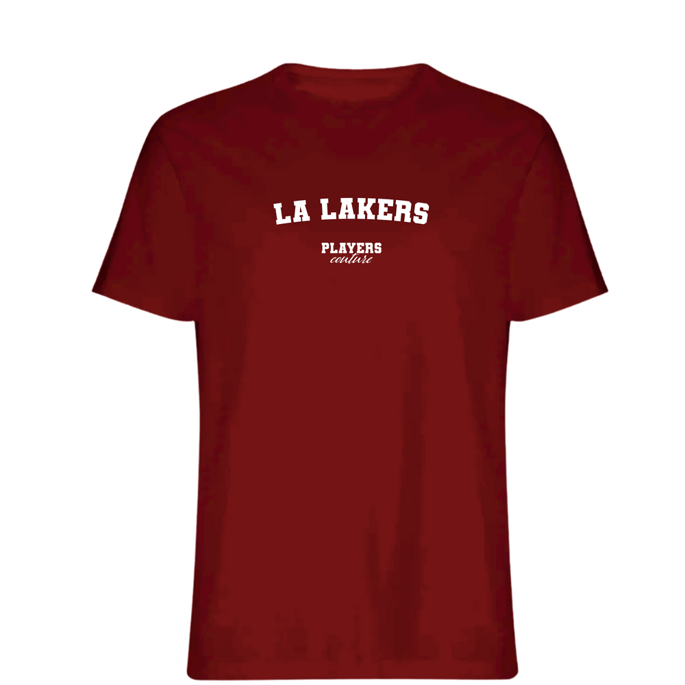 LA Lakers Players Couture Mens T-Shirt Red