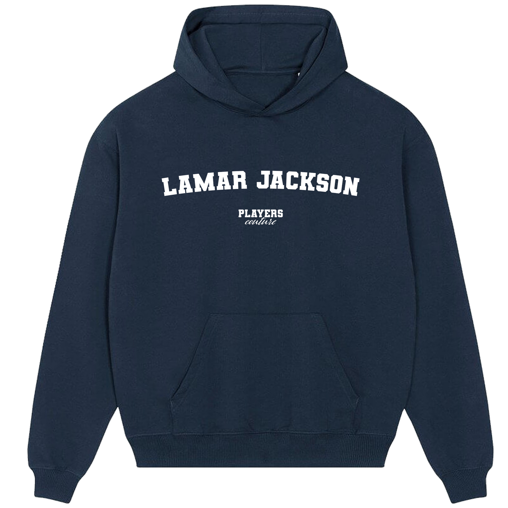 Lamar Jackson Players Couture Men's Casual Hoodie Navy