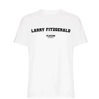 Larry Fitzgerald men's T-shirt in white with bold name lettering