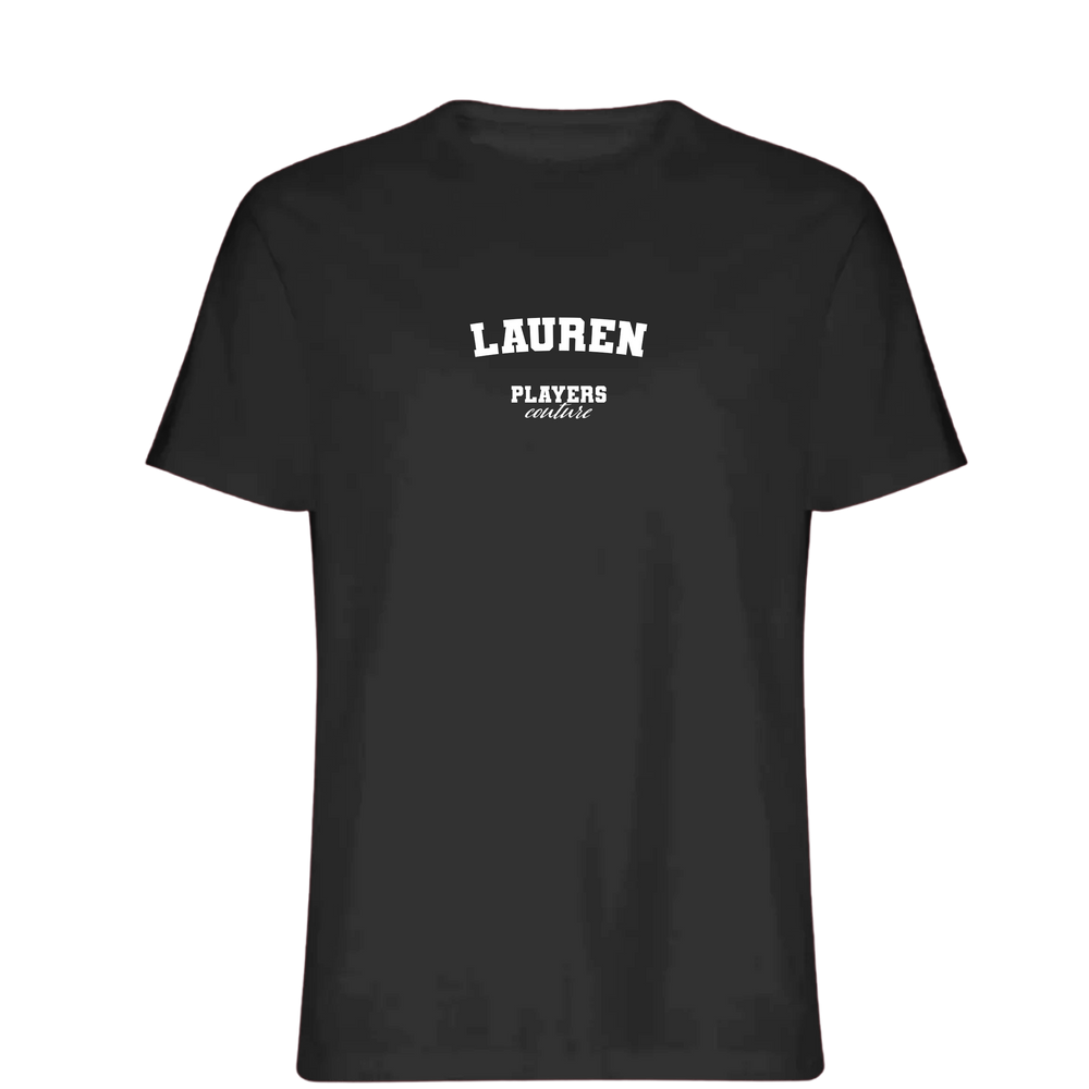 Lauren Players Couture Mens T-Shirt Black