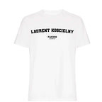 Laurent Koscielny men's T-shirt in white with bold name lettering