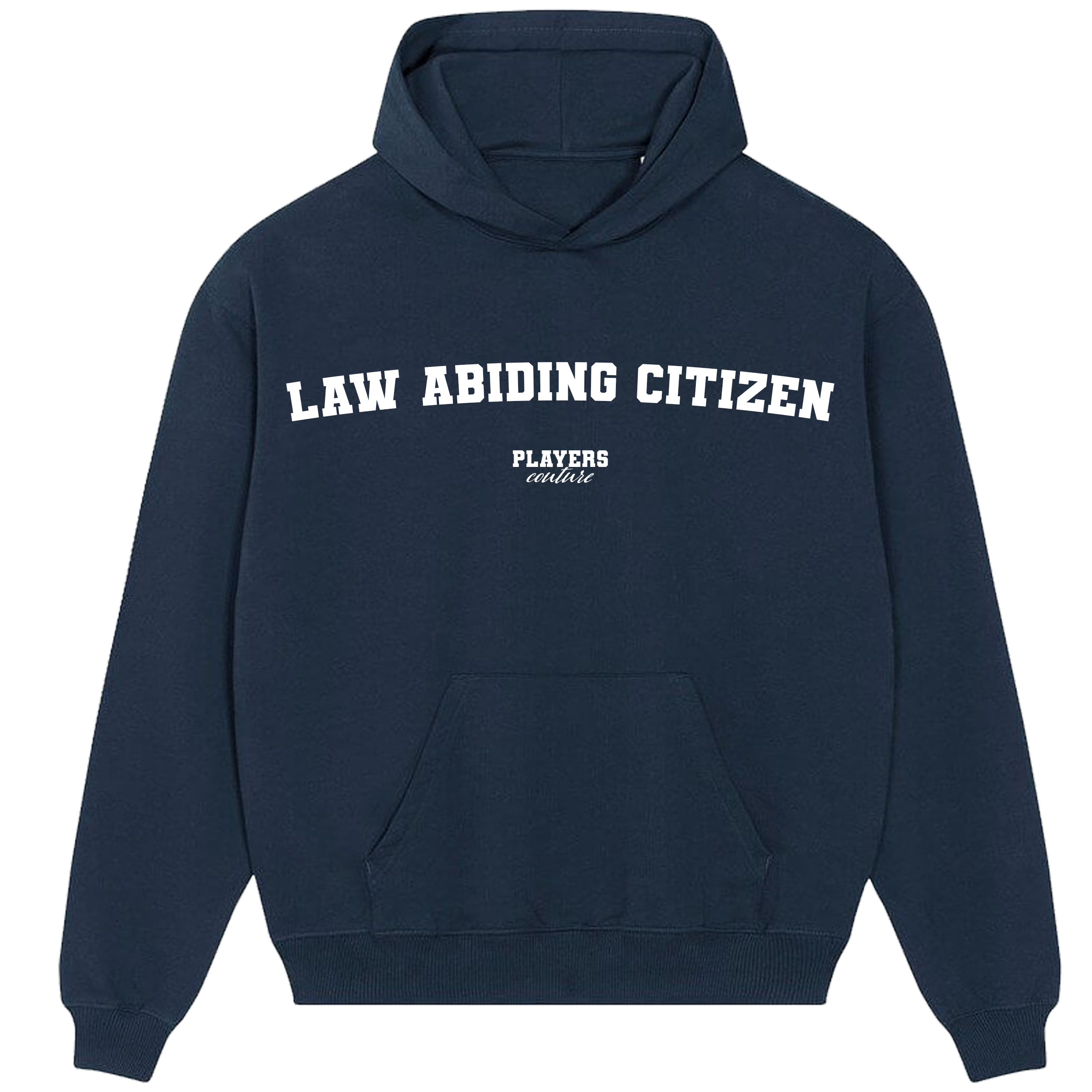 Law Abiding Citizen Players Couture Men's Casual Hoodie Navy