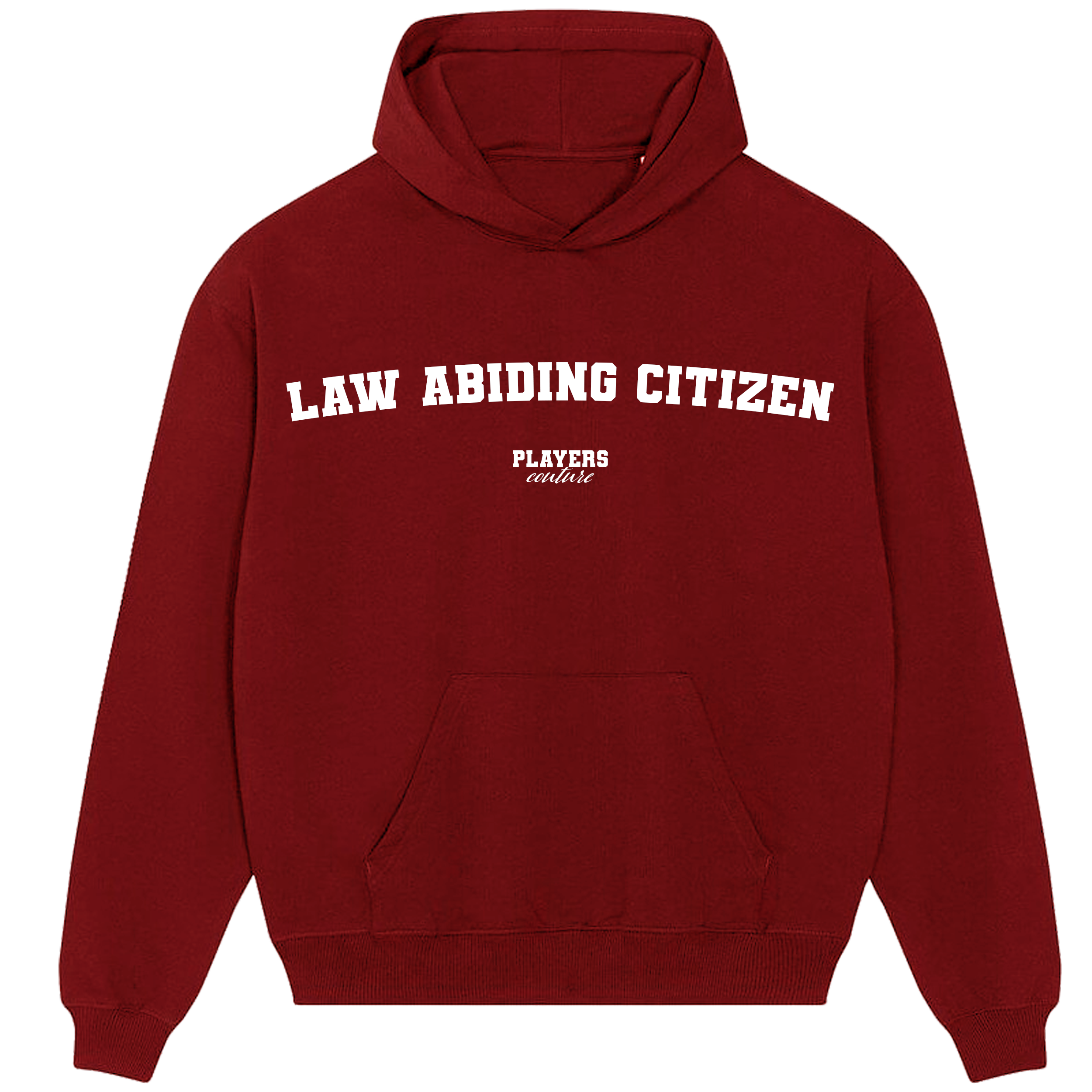Law Abiding Citizen Players Couture Men's Casual Hoodie Red
