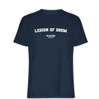Legion Of Doom t-shirt – navy men's t-shirt with white Legion Of Doom letters and Players Couture logo on the chest