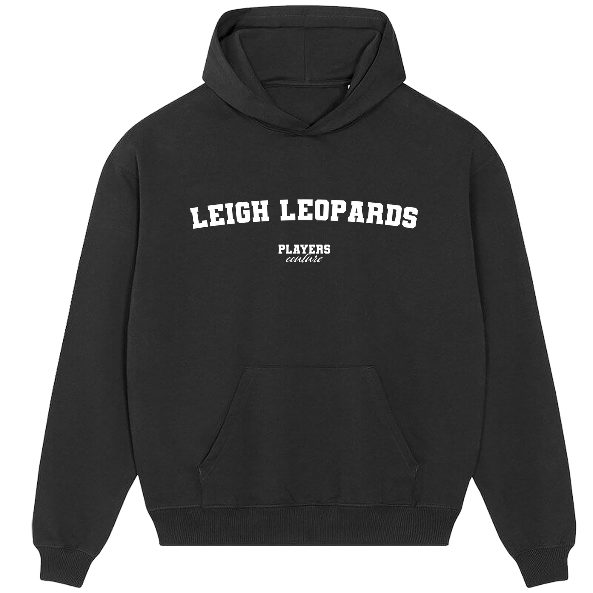 Leigh Leopards Players Couture Men's Casual Hoodie Black
