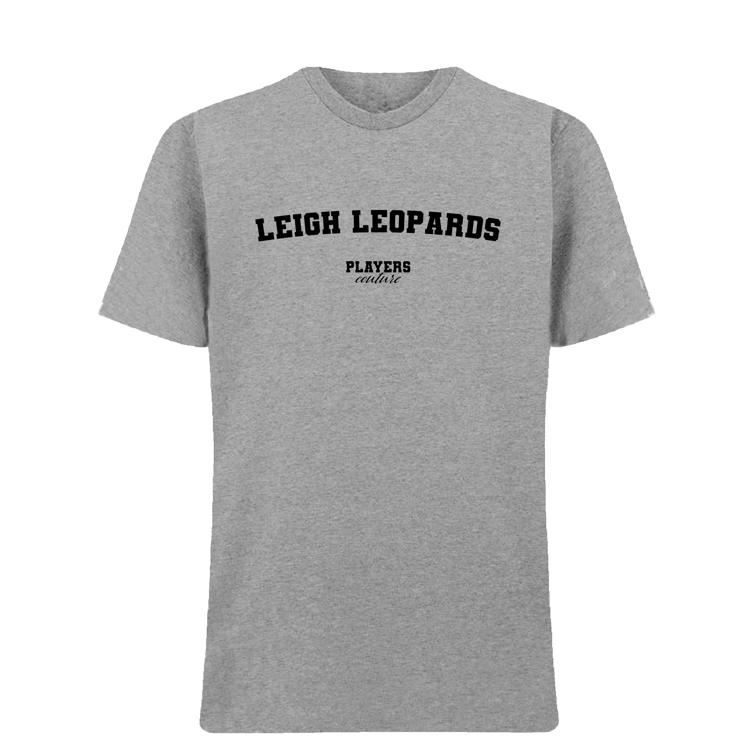 Leigh Leopards Players Couture Men's T-Shirt Gray