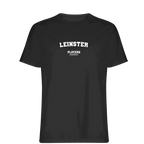 Leinster t-shirt – black men's t-shirt with white Leinster letters and Players Couture logo on the chest
