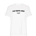 Leo Santa Cruz men's T-shirt in white with bold name lettering