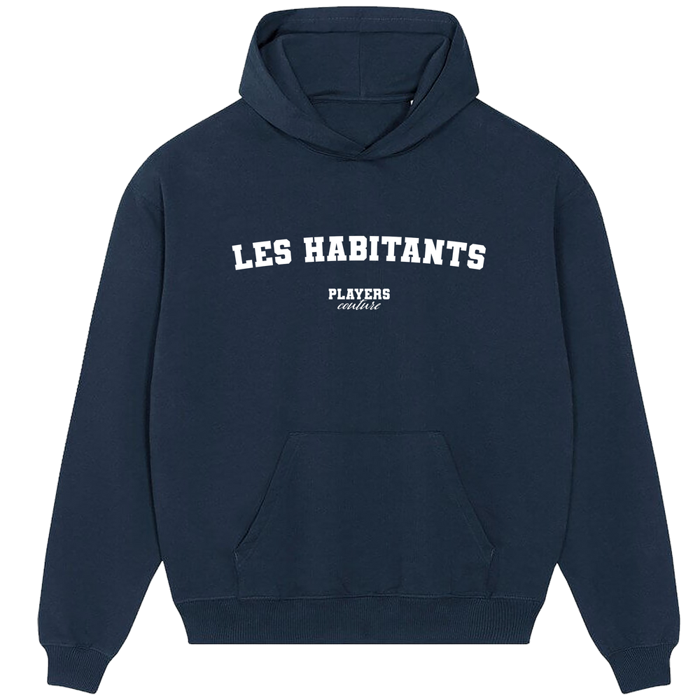 Les Habitants Players Couture Men's Casual Hoodie Navy