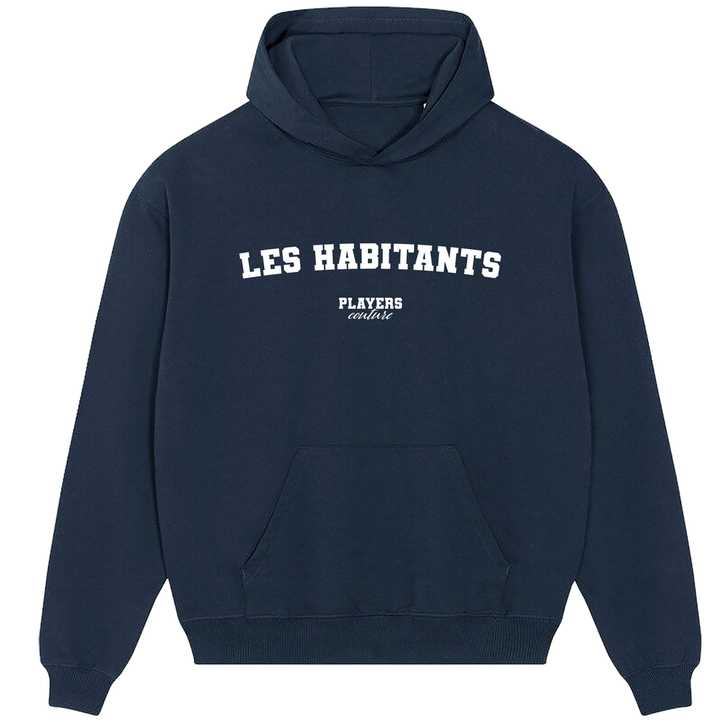 Les Habitants Players Couture Men's Casual Hoodie Navy